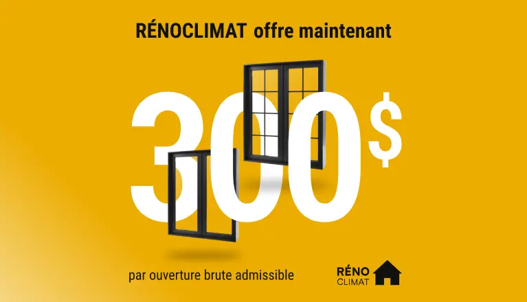 Nouveauté pour l’aide financière Rénoclimat