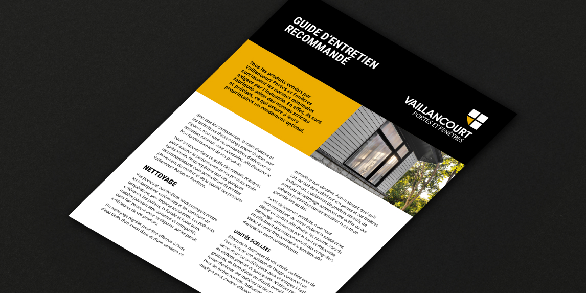 Recommended maintenance guide