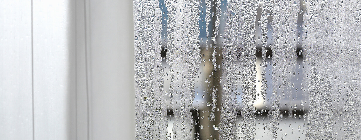 Condensation des portes et fenêtres