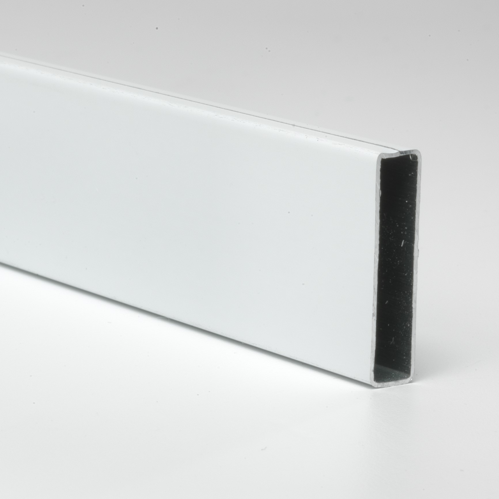 Rectangulaire 1/4" x 1" blanc